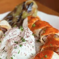 Iskender Kebab Plate