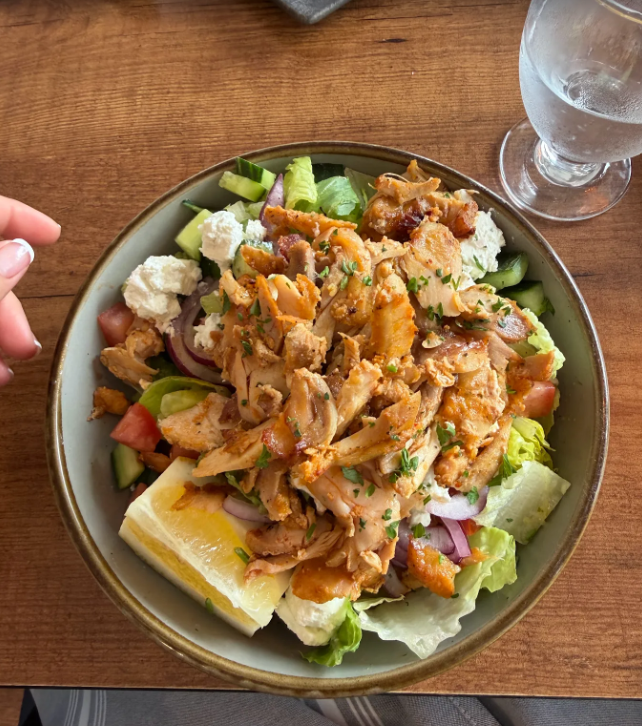 chicken doner salad